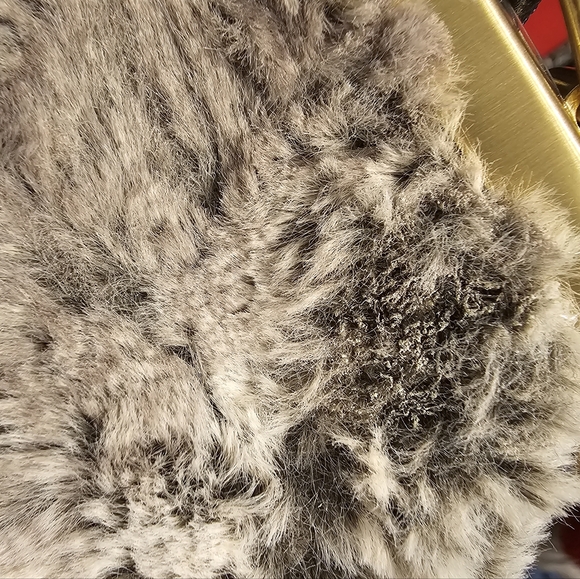 Patricia Nash Faux Fur Laureana Satchel Purse Optional Chain Crossbody - Picture 10 of 11